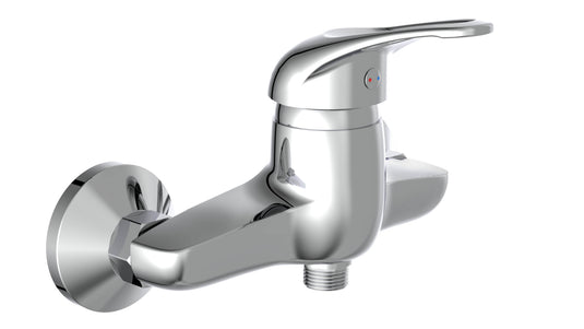 Ngk schutte calvino ééngreepsmeraan douche | chroom 35240