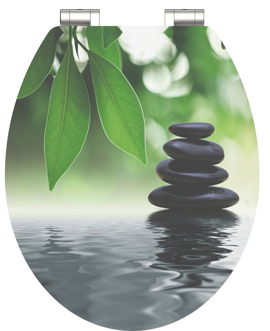 Schutte mdf high gloss wc-bril oasis met soft-close 80543