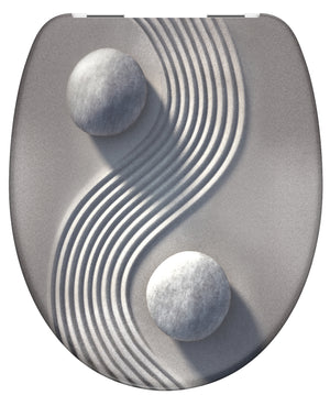 Schutte duroplast wc-bril yin yang met soft-close 82152
