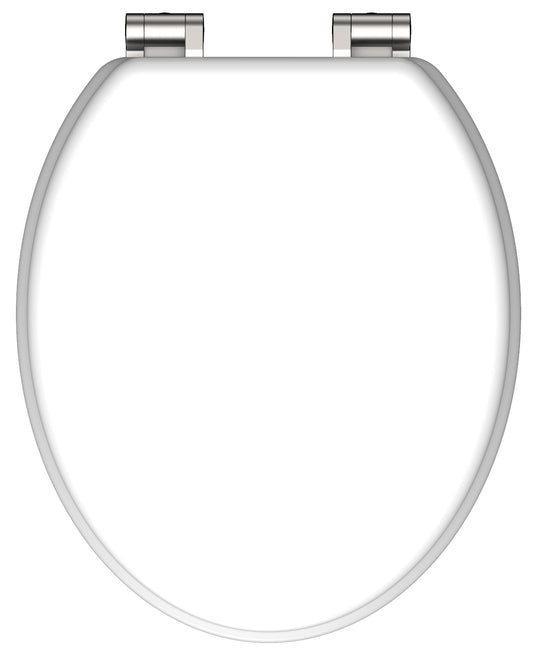 Schutte houten kern wc-zitting white met softclose | wit - 84100 84100