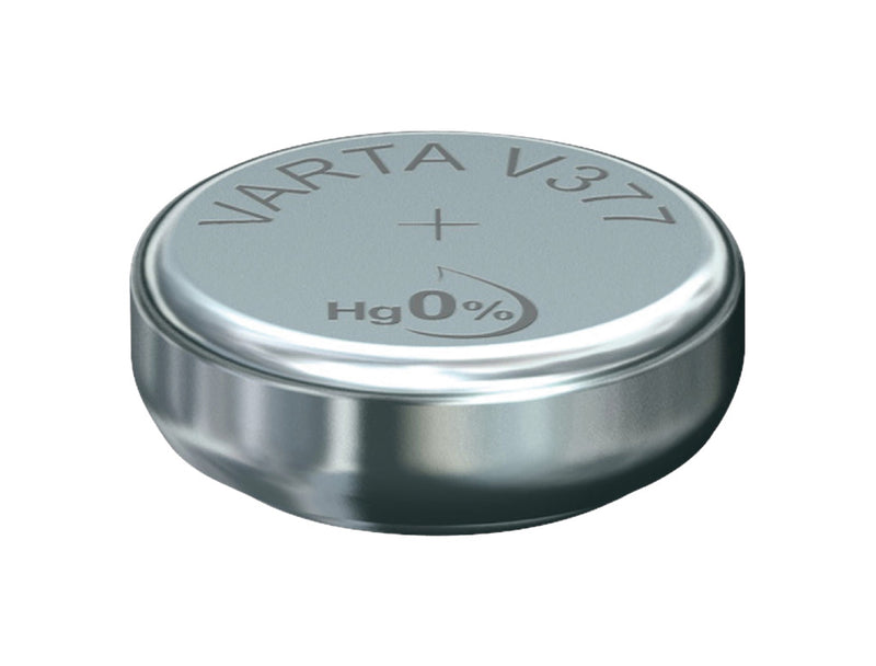 Load image into Gallery viewer, Varta v377 knoopcel batterij zilver

