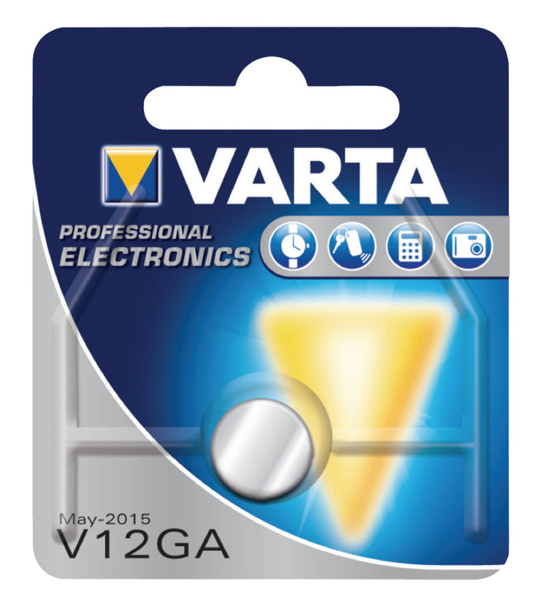 Load image into Gallery viewer, Varta knoopcel batterij dun v12ga lr43
