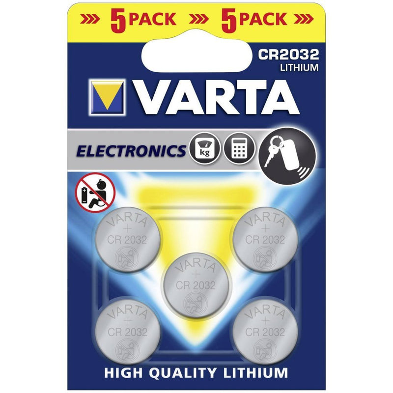 Load image into Gallery viewer, Varta cr2032 lithium knoopcel batterijen 5 stuks

