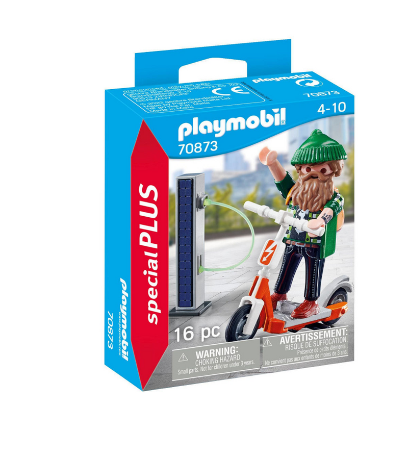 ギャラリービューアに画像をロードする, Playmobil specials hipster met e-scooter - 70873

