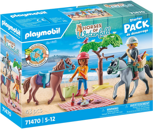 Playmobil starter packs paardrijden naar het strand met amel