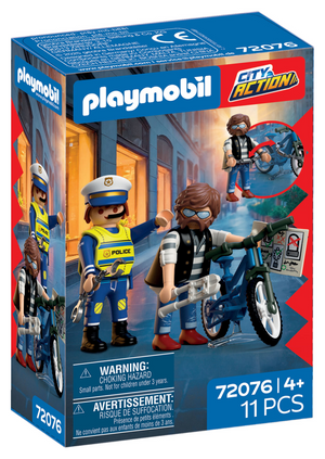 Playmobil city action fietsendiefstal