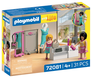 Playmobil shopping hippe modeboetiek