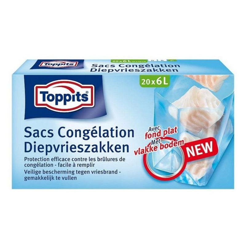 Laden Sie das Bild in Galerie -Viewer, Toppits diepvrieszakjes 6l 20 stuks
