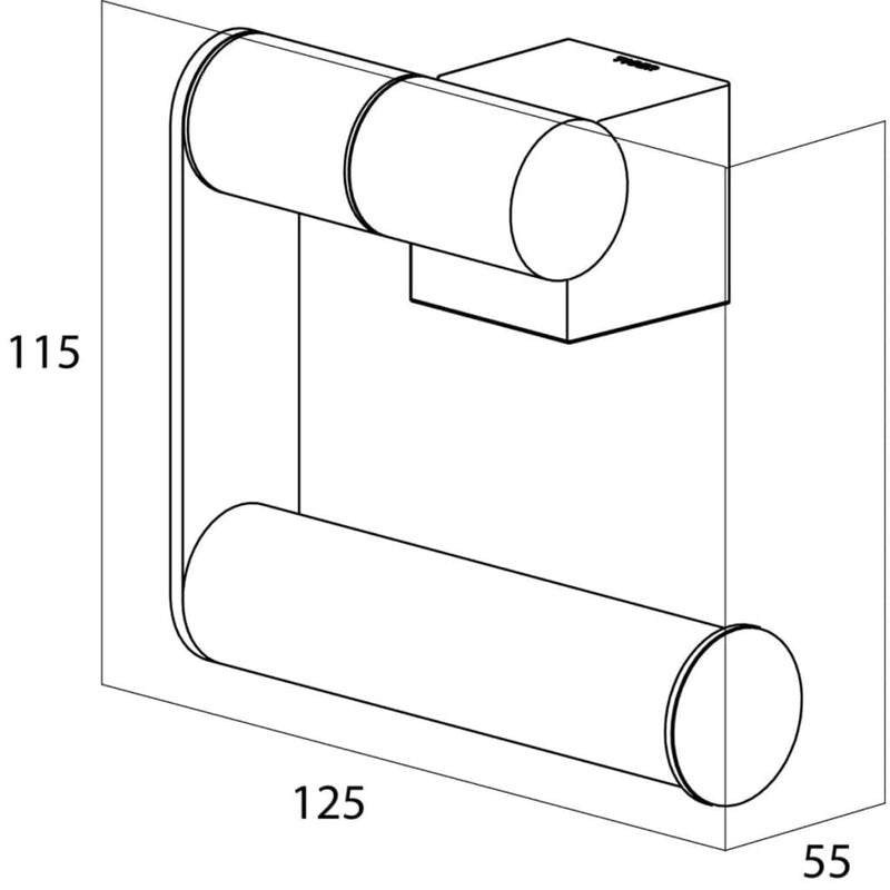 Load image into Gallery viewer, Tiger toiletrolhouder nomad zwart 249030746
