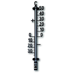 Tfa dostmann muurthermometer kunststof zwart 41,5cm