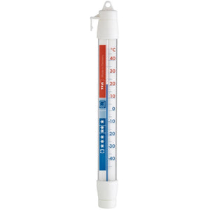 Dr.friedrichs tfa dostmann koelkast diepvriesthermometer analoog kunststof 21cm wit