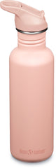 Klean kanteen classic single wall 800ml - flip sport cap peach parfait
