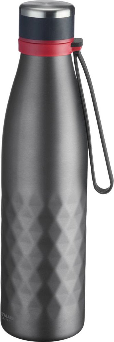 Westmark viva dubbelwandige isoleerfles uit rvs antraciet 700ml