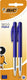 Bic balpen m10 clic blauw medium blister