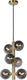 Lucide tycho - hanglamp - ø 25,5 cm - 6xg9 - mat goud messing