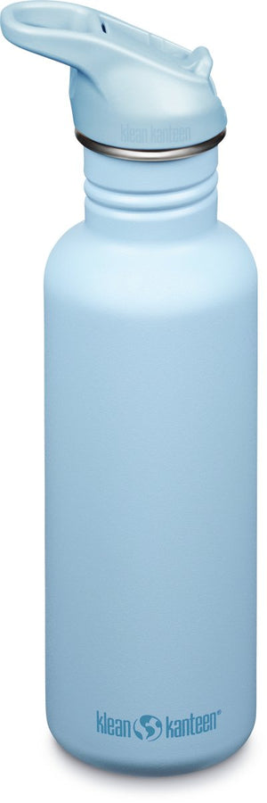 Klean kanteen classic single wall 800ml - flip sport cap clear sky