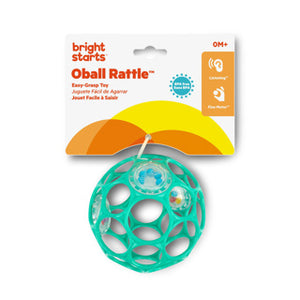 Oball baby rammelaar blauwgroen - - vanaf 0 maanden