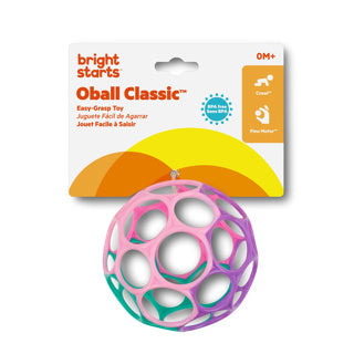 Afbeelding laden in galerijviewer, Oball original klassiek easy grip roze paars | 3 stuks
