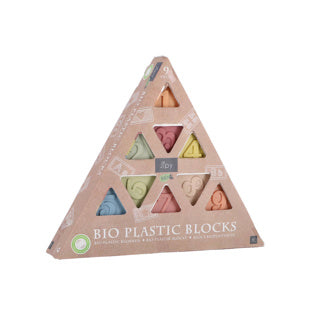 Load image into Gallery viewer, Jipy bioplastic 9 zachte blokken driehoek | 3 stuks
