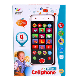 Preskool mobiele telefoon met licht en geluid | 3 stuks