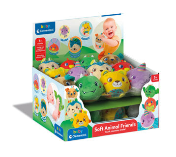 Load image into Gallery viewer, Clementoni baby knijpballen soft | 24 stuks
