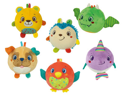 Clementoni baby knijpballen soft | 24 stuks