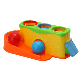 Load image into Gallery viewer, Jip y discover hamerbank + 3 ballen gekleurd | 4 stuks

