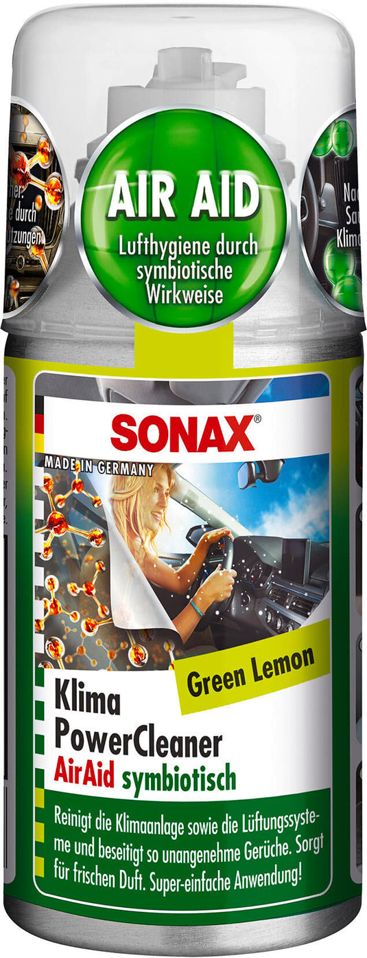 Sonax aircoreiniger klimapowercleaner airaid . ac cleaner green lemon 100ml