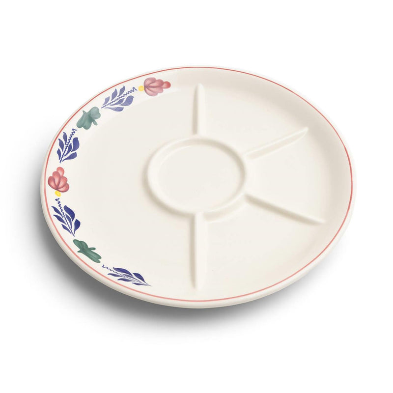 Cargue la imagen en el visor de la galería, Boerenbont fondueborden ã˜27cm doos a 6 stuks
