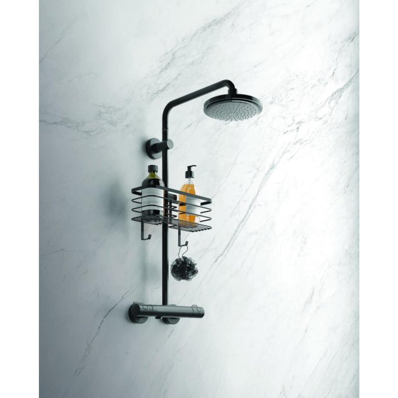 Load image into Gallery viewer, Metaltex doucherek 29x11x15cm matzwart
