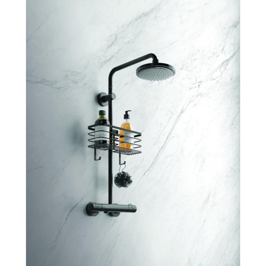 Metaltex doucherek 29x11x15cm matzwart