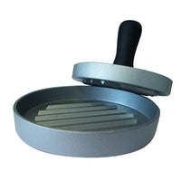 Tepro 8564 hamburgerpers gegoten aluminium zilver - 12 x 3.5 x 12
