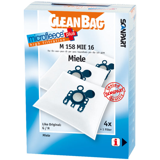 Scanpart m158mie16 microfleese stofzak miele g n micro en