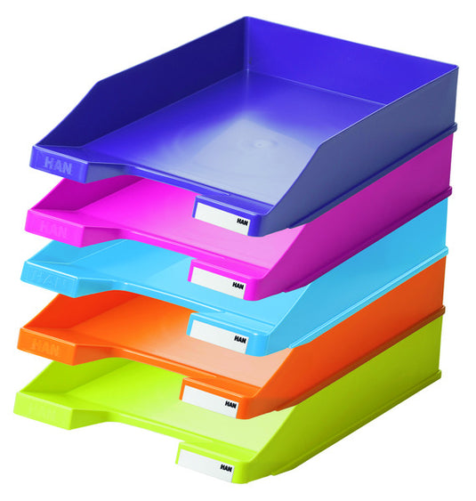 Han ha-1027-x-56 brievenbak a4 standaard plastic trend colour roze