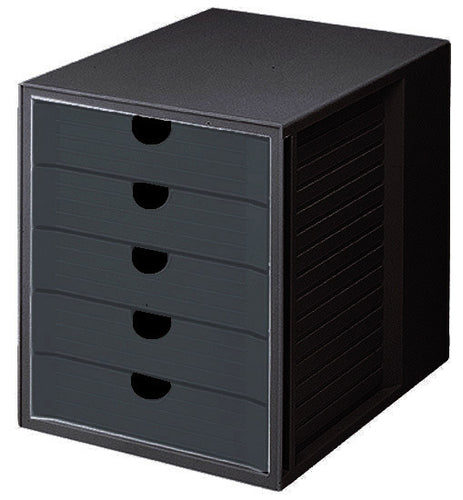 Han ha-1450-13 ladenkast met 5 gesloten laden zwart