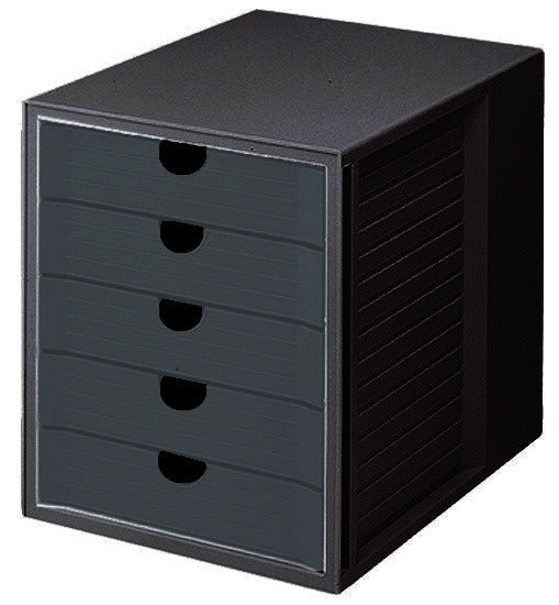 Han ha-1450-13 ladenkast met 5 gesloten laden zwart