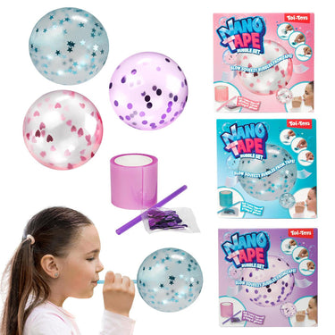 Toi-toys fun nano tape -bubble- met glitters (diy) 3ass +