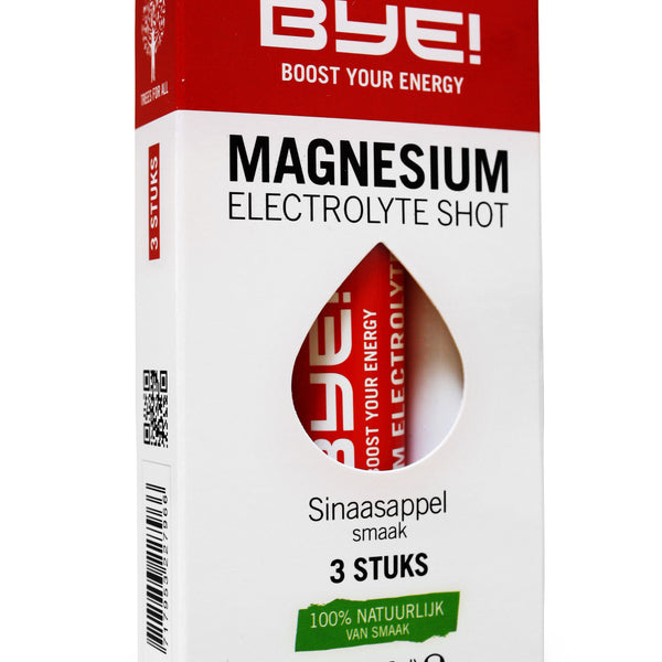 BYE! Electrolyte Magnesium Shot - sinaasappelsmaak (3 stuks)