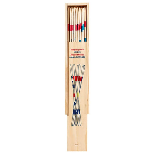 Goki mikado spel in houten kistje, klein. 18