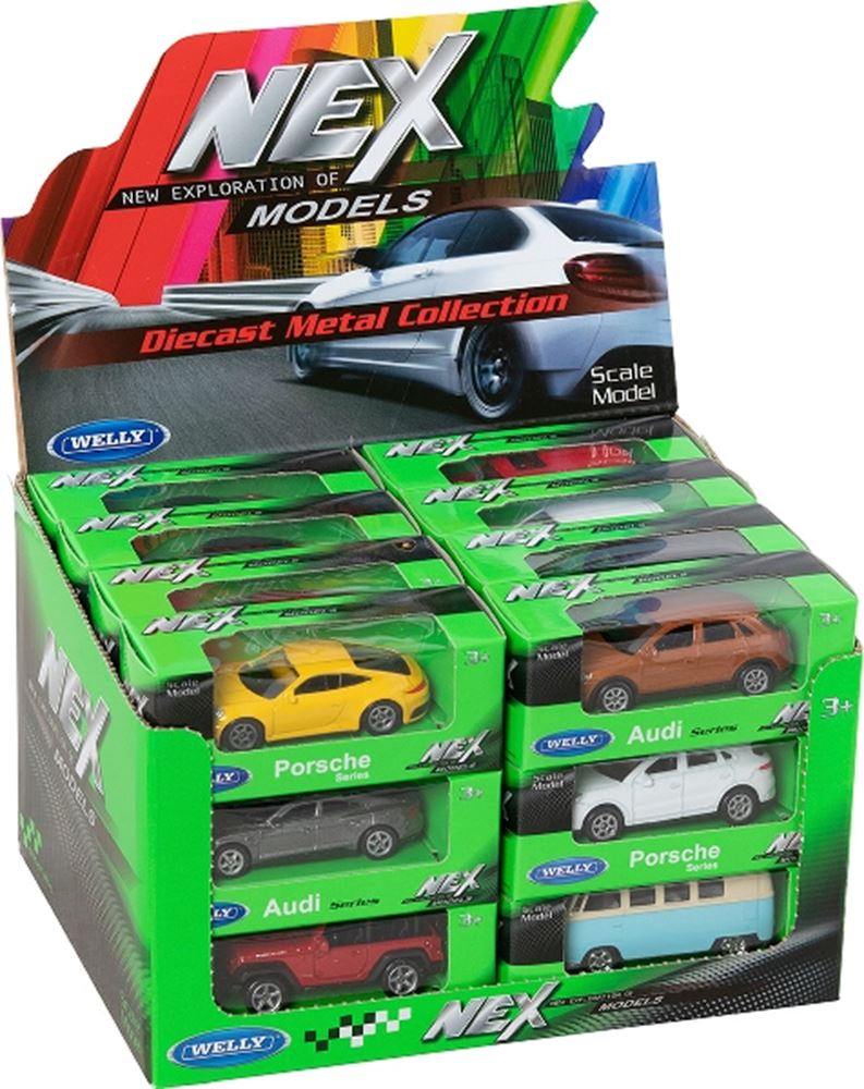 Laden Sie das Bild in Galerie -Viewer, Voertuigassortiment, gegoten, schaal 1:6
