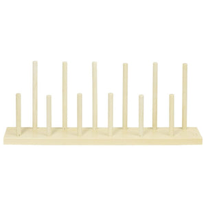 Houten display voor vingerpoppetjes. 40x