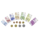 Goki euro speelgeld, 116 delig. 3+