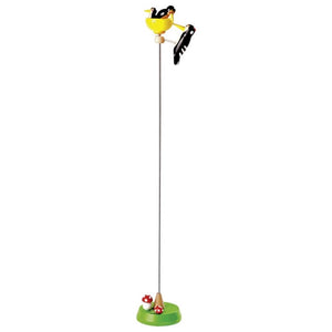 Tikkende specht met jongen. 42,5 cm. 3+