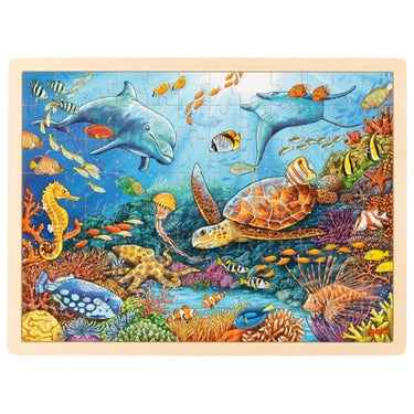 Goki puzzel great barrier reef. 96 delig. 3+