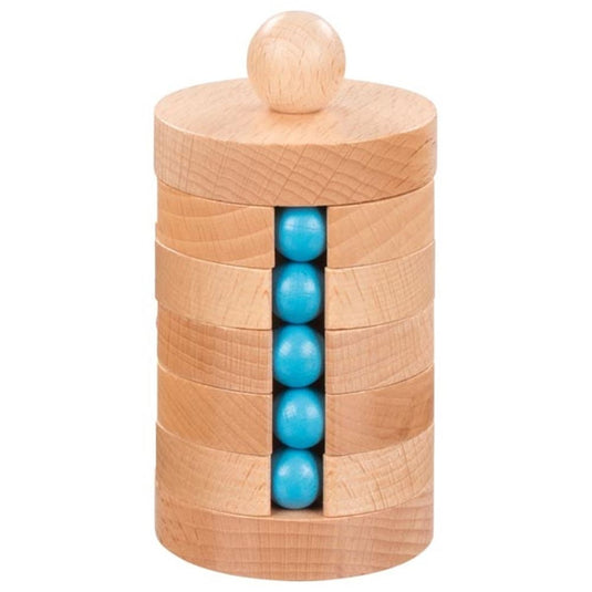 Goki puzzel bal toren. 13,5x7 cm. 6+