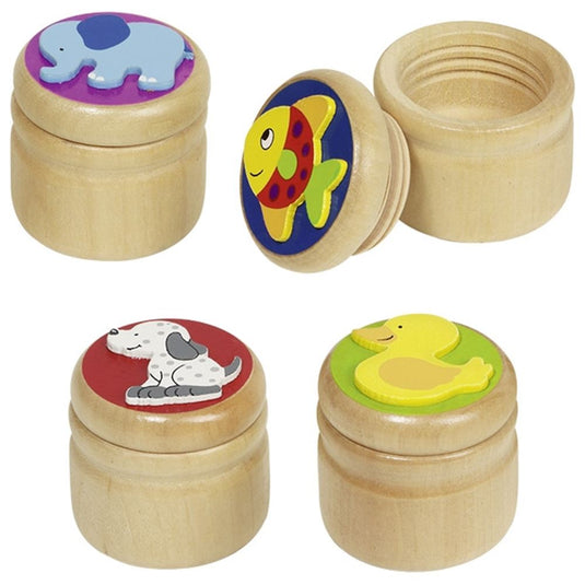 Goki melktandendoos, olifant, eend, vis, hond