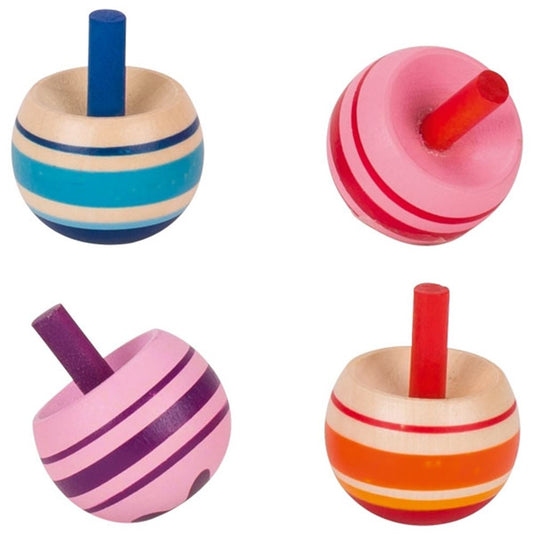 Omslagtolletjes, strepen. 3 cm. 4 kleure | 20 stuks