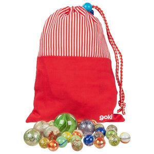 Goki zak met 50 knikkers (kometen). 1,6-3,5 c