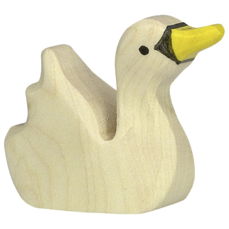 ギャラリービューアに画像をロードする, Holztiger zwaan, klein zwemmend. 3,5 cm
