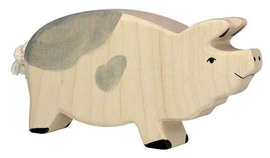 Holztiger mannetjes varken, gevlekt. 14